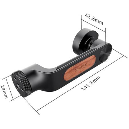 SmallRig BSP2380 - głowica kulowa do smartfona - wymiary
